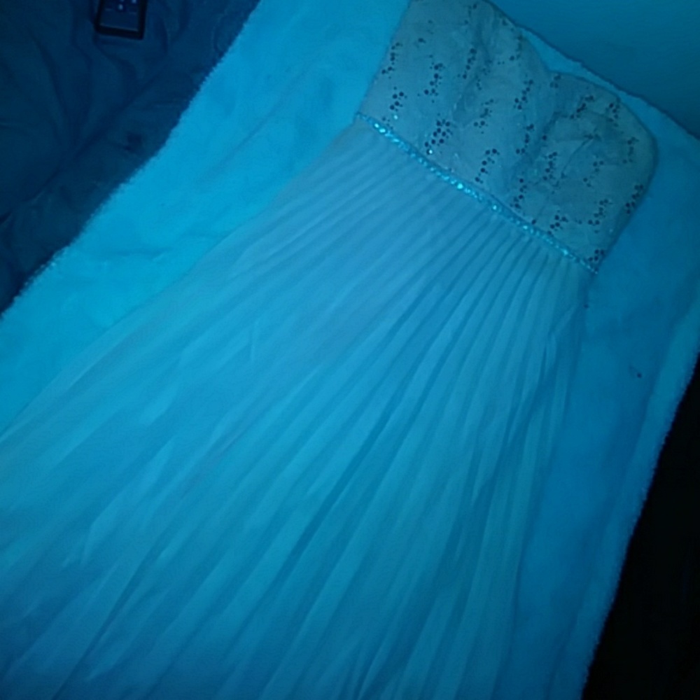 Prom Peach Heart halter top dress